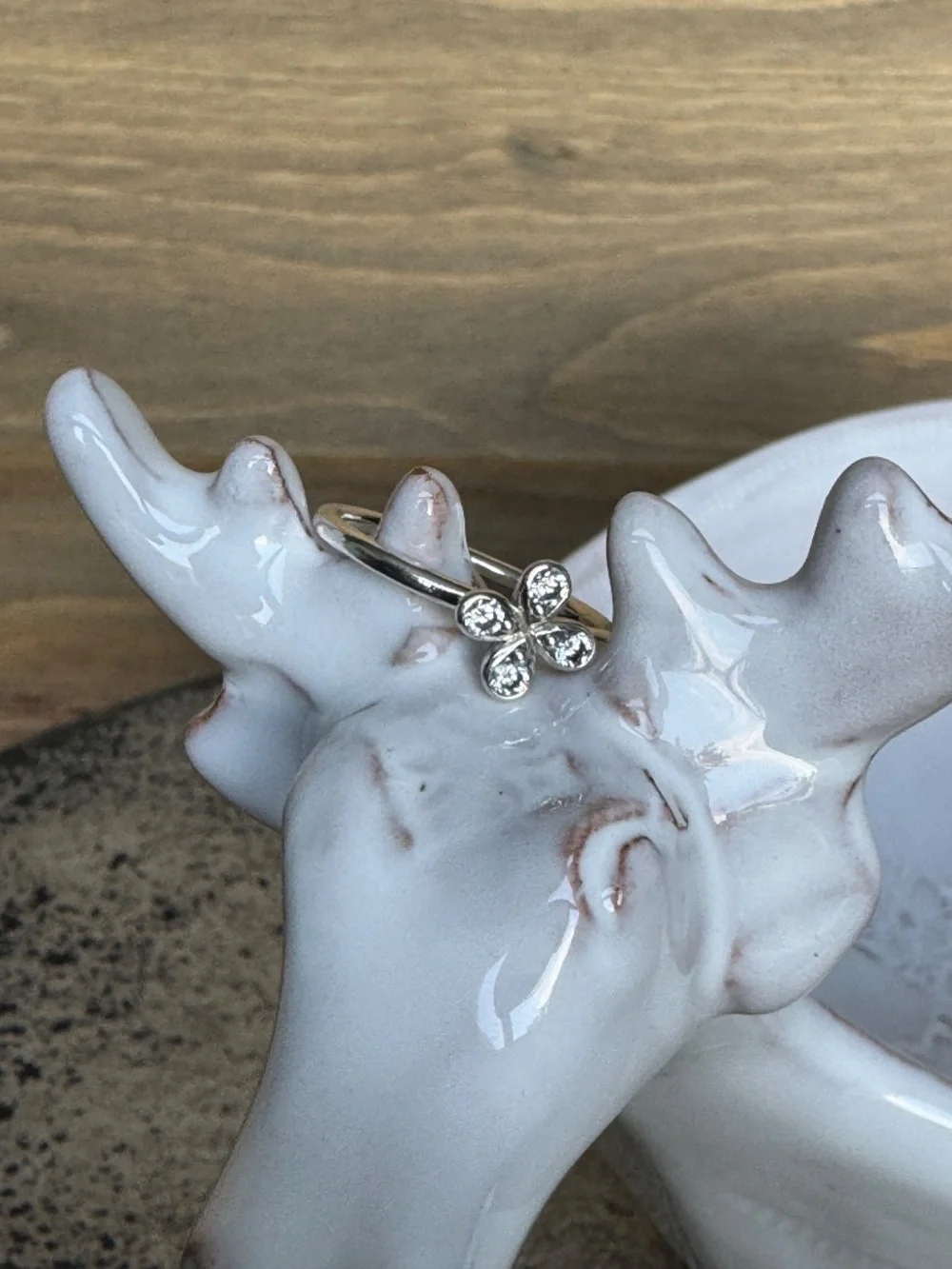 Pandora Four Petal Ring NWOT